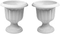 Novelty Classic Urn Garden Pot/Planter, Plastic ( Pack of 2) (Stone, 19")2 by Novelty