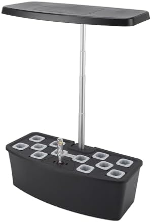 Black Smart Indoor Garden Kit, Hydroponic Growing System with Automatic - Image 3