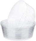 M METERXITY 10-Pack Plastic Plant Saucer, 10 Inch Clear Thin Plant Saucer Drip Tray for Indoor/Outdoor, Planter Liners Nursery Pots by MMETERXITY