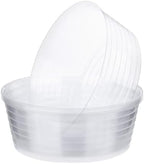 M METERXITY 10-Pack Plastic Plant Saucer, 10 Inch Clear Thin Plant Saucer Drip Tray for Indoor/Outdoor, Planter Liners Nursery Pots by MMETERXITY