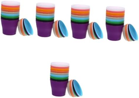 Mipcase 45sets Breathable Orchid Pots Saucers Plastic for Indoor Plants for Snake Plants and Small Vegetables and Easy to Use by Mipcase