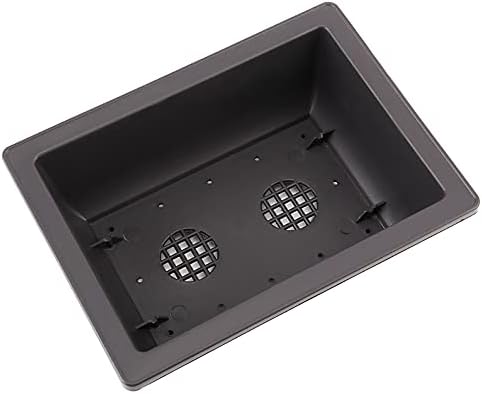 SEUNMUK 25 PCS 6.5 Inch Plastic Bonsai Training Pots,Thicken Rectangular Plastic Growing Pots, with 25 Trays for Garden, Bonsai Plants Growing Pot for Home, Office, Balcony, Garden and Yard - Image 4