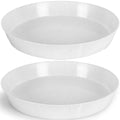 Saucers 21in White Granite 2 Pack by AustinPlanter