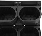 Vertical Wall Planter, Stackable Wall-Mounted Planter Indoor Outdoor w/36 Plastic Pots Living Wall Garden w/36 Non-Woven Fabrics Vegetable Hanging Pocket Holder Flowerpot (Black) - Image 4