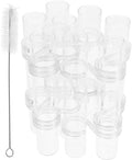 8pcs 18x3cm Hydroponic Glass Tube Vase Set Flower Arranging Container for Home Décor and Plant Propagation by Unknown