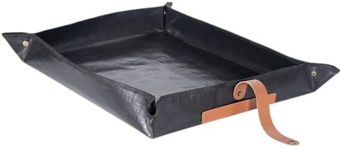 Plant Repotting Mat Transplanting Potting Mat Folded Farmhouse Outdoor Lawn Yard Mess Control Thickened Planting Potting Tray- Snap Edged - Image 3