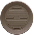 Crescent Garden Universal Round Planter Saucer, Durable Drainage Dish for Plant Pots, Heavy-Duty Plant Dishes Saucer, Indoor & Outdoor Plant Trays - Mocha (15.5 inch Inner, 20 inch Outer Diameter) by CrescentGarden