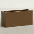 Greenline Leo Tall Rectangular Fiberglass Planter, Outdoor Planter Box by GreenlinePlanters