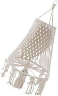 Macrame Plant Hanger Indoor Hanging Basket Cotton Rope Woven Holder for Small Pots and Plants, Bohemian Style Hanging Planter Suitable for Home and Patio Decor by CIYODO