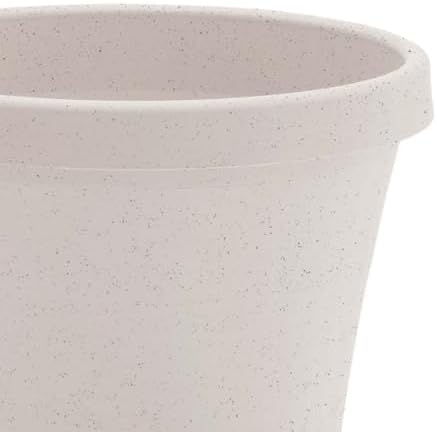 Bloem Terra 6" Plastic Planter, 0.5 Gallon, Vanilla Bean, 10-Pack - Image 2