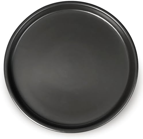 Flower Pot Saucer 12 Inch - Ceramic Plant Saucer for Outdoors Plant Drip Tray for Pots Indoor No Holes Large Plant Dishes to Catch Water Decorative Plant Drainage Tray Black by EPFamily
