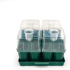 Vego garden Seedling Suite Products, 4 Pack Jumbo Seedling Trays with Seedling Tray Lids and 10" x 10" Bottom Watering Trays - Image 2