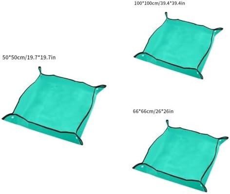 2 PCS Waterproof Foldable Gardening Mat – Anti-Mess Pad for Transplanting & Repotting for Plants Transplanting(100x100cm) - Image 4