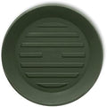 Crescent Garden Universal Round Planter Saucer – Heavy-Duty Drainage Tray for Indoor & Outdoor Use – Fits Pots with 11" Base (15" Total Outer Diameter) - Olive Green by CrescentGarden