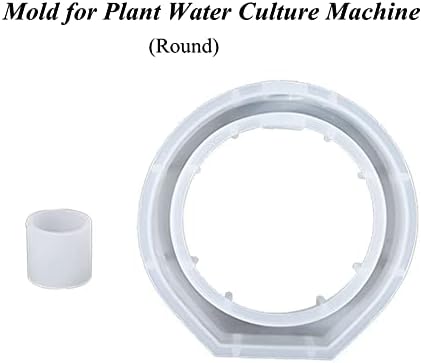 4 Pcs Epoxy Resin Molds Resin Vase Mold with 4 Colors of Tube for Plant Propagation Station Molds for Epoxy Resin Home & Office Desktop Decor (White) - Image 5