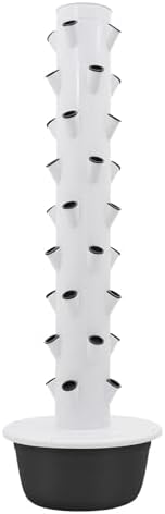 Hydroponic Indoor Growing Tower, 36-Plant Vertical Garden System with Pump and Timer, 9-Tier Hydroponics Growing Tower Kit for Vegetables Herbs, Automatic Circulation Irrigation Indoor Garden - Image 6
