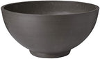 PSW Pot Collection 15x8 inch Plastic/Stone/Wood Composite Square Planter – No Drainage Hole (Drillable), Simplicity Bowl, Dark Charcoal by PSW