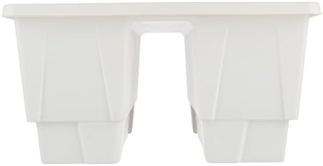 Pure Garden Railing Planter - 20.75-Inch Flower Box with Drainage Insert - 6-Gallon Outdoor Planter Box - Deck, Porch, or Balcony (White) - Image 7