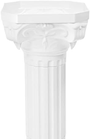 2Pcs Wedding Roman Column, White Elegant Roman Pillars Stand Wedding Event Decorative Columns Tall Wedding Centerpiece Stand for Wedding Party Celebration Decor - Image 6