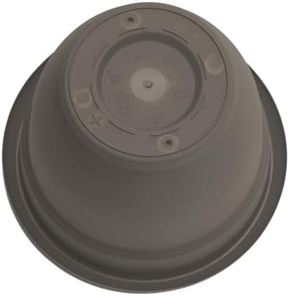 Bloem Ariana 8" Plastic Self-Watering Planter, Peppercorn, 4-Pack - Image 7