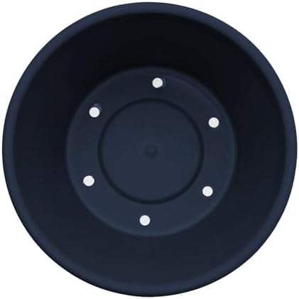 Bloem Terra 20" Plastic Planter, 13.5 Gallon, Navy, 2-Pack - Image 3