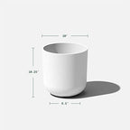 Veradek Mason Series Lima Planter - Large Round Outdoor Planter - Image 3