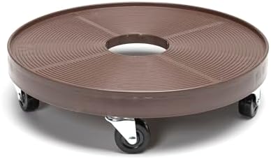 DeVaultEnterprises Devault 16 Inch Plant Dolly Multi-Pack, Heavy Duty Rolling Plant Caddy with Wheels for Large Pots and Planters, 500 lb Capacity, Made in USA (1, Espresso/Hole) - Image 5