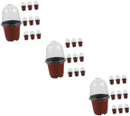 POPETPOP 30sets Plant Pots Drainage Nursery Pots for Outdoor Pet Plastic Plant Starter by POPETPOP