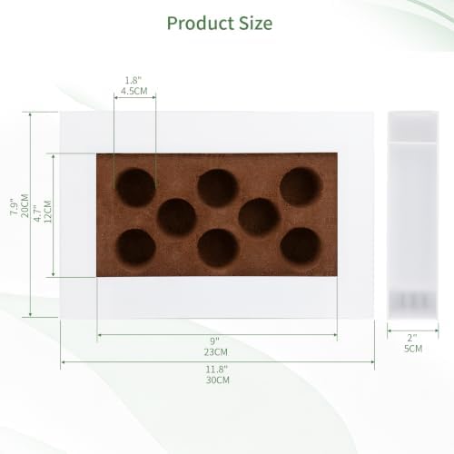 FRESH SPEED Self-Watering Wall Planters with 8-Hole Grow Sponges - Image 5