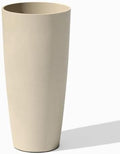 Veradek Mason Series Vega Planter - Tall Round Outdoor Planter with Shelf by VeradekOutdoor