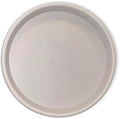 Crescent Garden Universal Round Planter Saucer, Durable Drainage Dish for Plant Pots, Heavy-Duty Plant Dishes Saucer, Indoor & Outdoor Plant Trays - Parchment (23 inch Inner, 25 inch Outer Diameter) by CrescentGarden