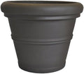 Tusco Products RR36ES Classic Rolled Rim Garden Planter, 36", Espresso by TuscoProducts