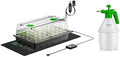 VIVOSUN 1-Pack 40-Cell Seed Starter Trays with 1 Set of LED Lights and 10"x20.75" Seedling Heat Mat and 0.2 Gallon Handheld Garden Pump Sprayer, 27 oz Gallon Lawn & Garden Pressure Water Spray by VIVOSUN