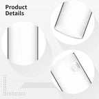6 Set Of Wall-Mounted Glass Vases For Plants, Hydroponic Decor With Clear Cylinder Design And Traceless Hooks For Home And Office - Image 4