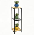 Dipion 3 Tier Pedestal Stand,40 Inch Tall Plant Stand Indoor,Yellow Oak by CozyTimes
