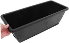 Happyyami Rectangular Plastic Flower Pots 6pcs with Saucers for Plants - Image 3