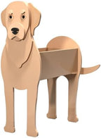 Animal PVC Flower Pot, Labrador Retriever Shaped Succulent Planter Flower Holder for Garden Patio Balcony Window Sill, for Birthday Pet Lovers, 43x27cm(17x11in) by Unknown