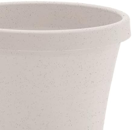 Bloem Terra 16" Plastic Planter, 8 Gallon, Vanilla Bean, 2-Pack - Image 2