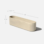 Veradek Demi Series Window Box Planter - Round Outdoor Planter - Image 2