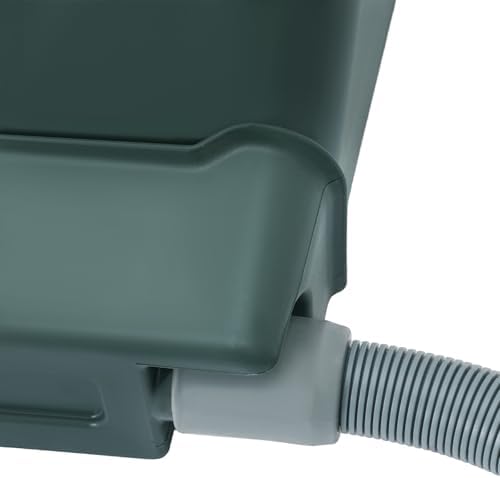 Vertical Wall Planter for Indoor Plant-Walls Mounted Pot with 4 Drainage Tray 16 Pack, 13 inch Dark Green for Decor, Plastic Pots Balcony Planters, Plants Hanging (16, Army Green) - Image 7