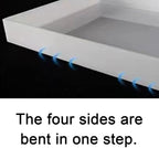 Plastic Trays for Plants, Drip Tray, Made of PP Polypropylene, White, Extra-Large Square Size(123x33x3cm/48x12x1in) - Image 5