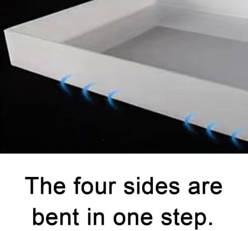 Plastic Trays for Plants, Drip Tray, Made of PP Polypropylene, White, Extra-Large Square Size(63x27x3cm/24x10x1in) - Image 5