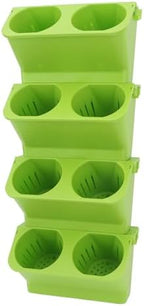 Cryfokt Wall Hanging Vertical Planter with Deep Pockets (Light Green) - Image 7