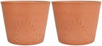 GreenShip 15 inch Large Planters for Outdoor Plants, Set of 2 by GreenShipHandmadePots