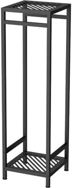TOSKING 2-Tier Tall & Wide Metal Plant Stand Indoor Outdoor, 41-Inch, Black by TOSKINGESSENCE
