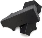 Hi-Flame 4 Set Raised Garden Bed Corner Brackets with Screws, Fit Lumber up to 2 Inch x 12 Inch Raised Bed Brackets for Vegetable Garden (Black) - Image 4