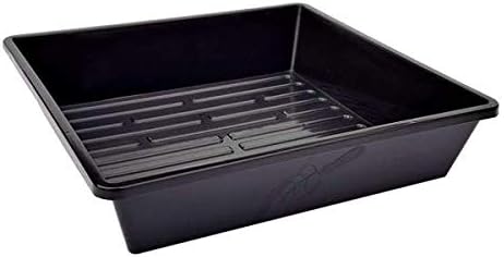 Bootstrap Farmer 1010 Trays 2.5 Inch Deep Black No Holes 10 Pack by BootstrapFarmer