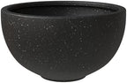 LeisureMod Iris Modern Tapered Round Planter – Iris Collection – Fiberstone + MgO Clay, 7–12″ – Sculptural Pot with Pre-Drilled Drainage, Weather‑Resistant for Indoor/Outdoor Use - Image 5