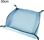 Garden Tools, Shovel, Foldable Plant Repotting Mat, Soil Gardening Succulent Transplanting(Blue,50cm) - Image 2
