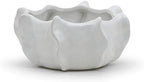 WGV Ceramic Bowl Vase, Width 7.5", Height 3.5", Corral Pot, White Large Mantel Planter Centerpiece for Wedding Event Office Home Decor, 1 Piece by WGVInternational-OpusGlassware
